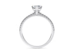 Aria Diamond Band White Gold 18k Marquise Engagement Ring