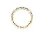Regent Princess Half Yellow Gold 18k Lab Grown Eternity Ring