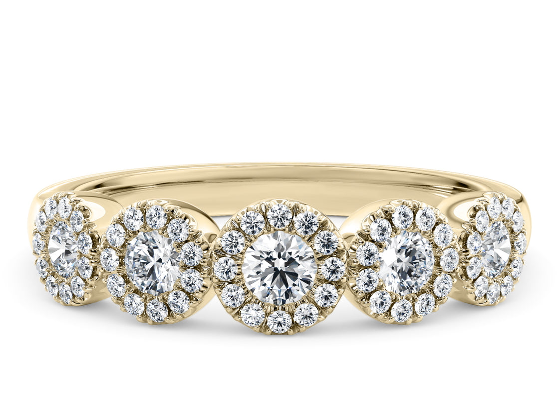 Bahira Yellow Gold 18k Eternity Ring
