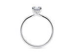 Paloma Solitaire Platinum Asscher Engagement Ring