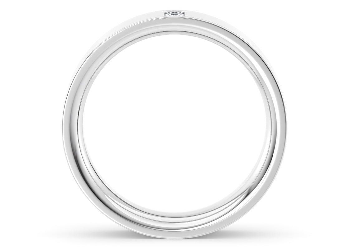 Jakob White Gold 18k Wedding Band