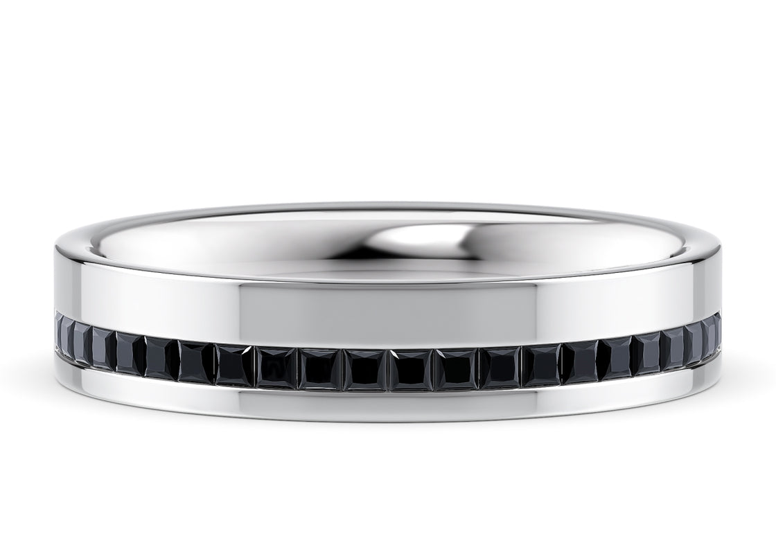 Perseus White Gold 18k Wedding Band