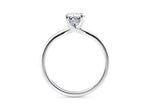 Paloma Solitaire Platinum Oval Engagement Ring