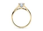 Hanover Solitaire Yellow Gold 18k Cushion Engagement Ring