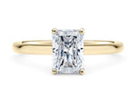 Paloma Solitaire Yellow Gold 18k Radiant Engagement Ring