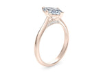 Iris Solitaire Rose Gold 18k Marquise Engagement Ring