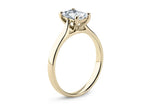 Contour Solitaire Yellow Gold 18k Radiant Engagement Ring