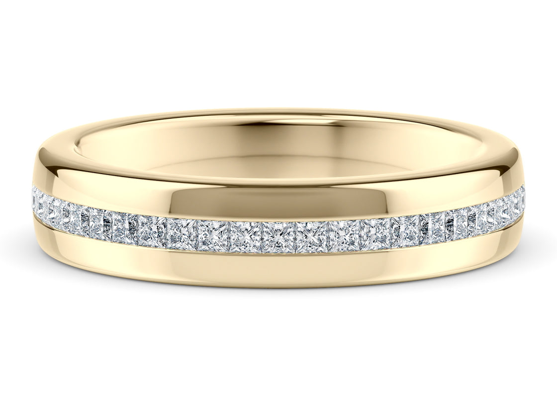 Zeus Yellow Gold 18k Wedding Band