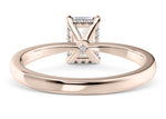 Starlight Solitaire Rose Gold 18k Radiant Engagement Ring