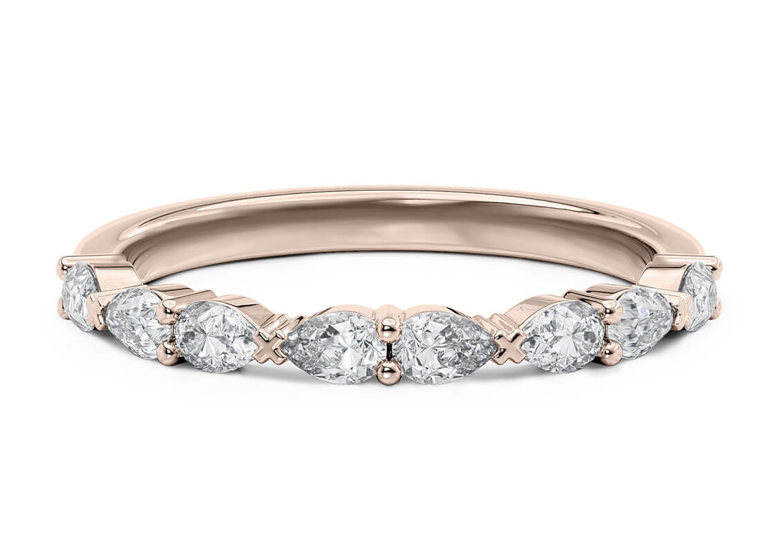 Rossetti Rose Gold 18k Eternity Ring