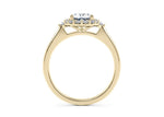 Hampstead Halo Yellow Gold 18k Oval Engagement Ring
