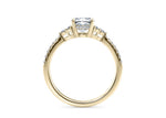 Gaia Vintage Yellow Gold 18k Cushion Engagement Ring