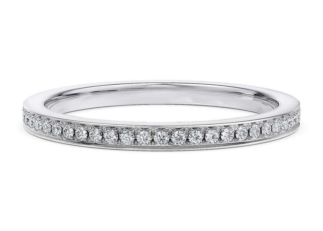Paragon White Gold 18k Full Set Eternity Ring