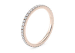 Vogue Lab Grown Rose Gold 18k Full Set Eternity Ring