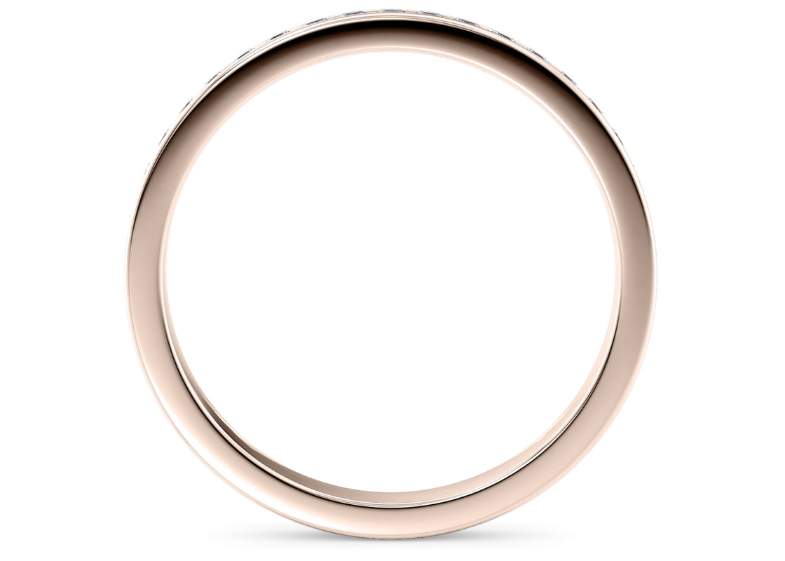 Tsarina Rose Gold 18k Full Set Eternity Ring
