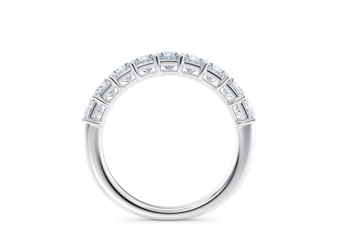 Regent Princess Half White Gold 18k Lab Grown Eternity Ring