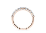 Regent Princess Half Rose Gold 18k Natural Eternity Ring
