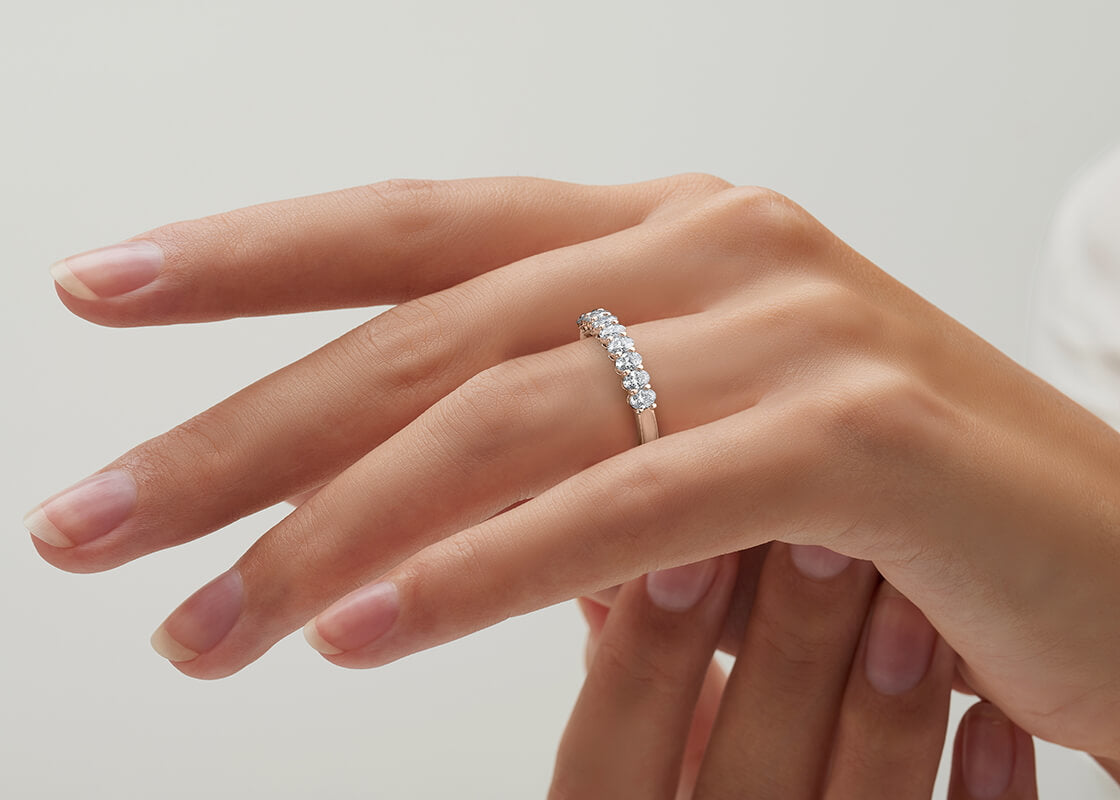 Regent Oval Rose Gold 18k Eternity Ring