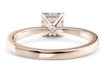 Starlight Solitaire Rose Gold 18k Asscher Engagement Ring