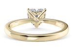 Starlight Solitaire Yellow Gold 18k Heart Engagement Ring