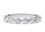 Idyll Half White Gold 18k Eternity Ring