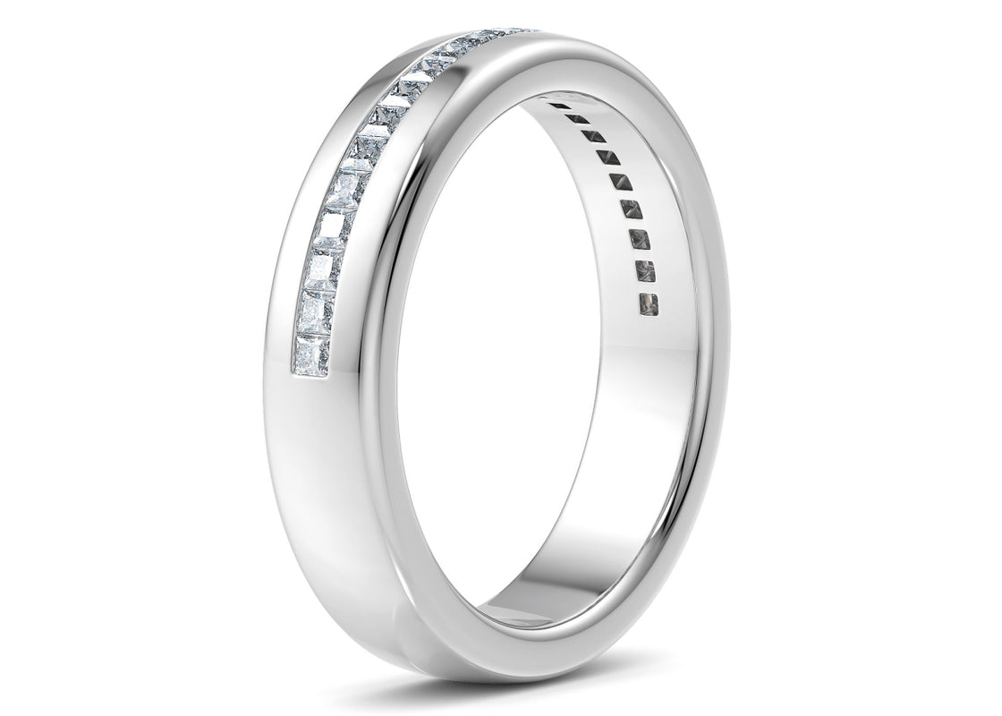 Zeus White Gold 18k Wedding Band