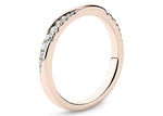 Valentine Rose Gold 18k Full Set Natural Eternity Ring