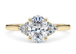 Rosa Vintage Yellow Gold 18k Oval Engagement Ring