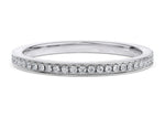 Paragon White Gold 18k Half Set Eternity Ring