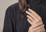 Allya Yellow Gold 18k Half Set Eternity Ring