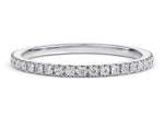Vogue White Gold 18k Full Set Eternity Ring