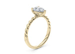 Ascot Solitaire Yellow Gold 18k Pear Engagement Ring