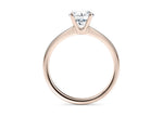 Delicacy Solitaire Rose Gold 18k Round Engagement Ring