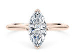 Hope Solitaire Rose Gold 18k Marquise Engagement Ring