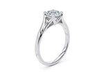 Hanover Solitaire Platinum Asscher Engagement Ring