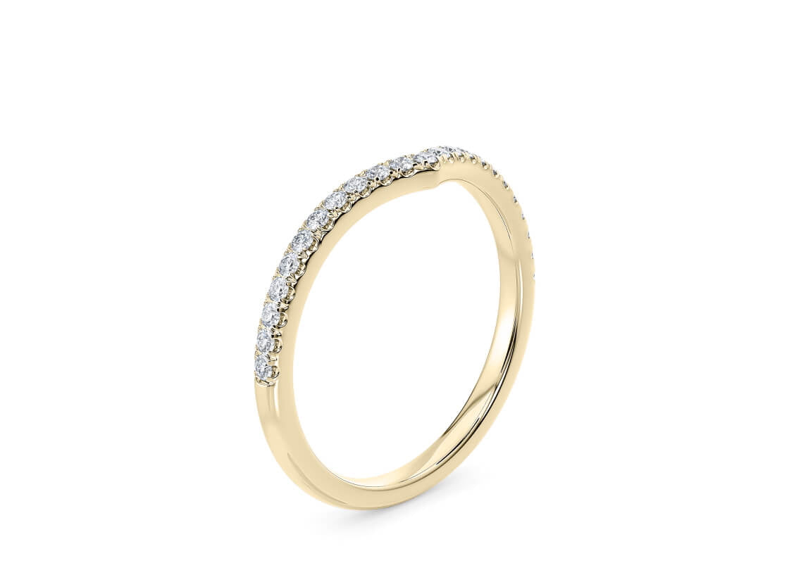 Aurelle Yellow Gold 18k Eternity Ring