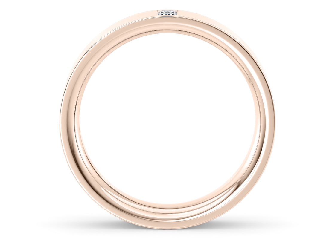 Jakob Rose Gold 18k Wedding Band