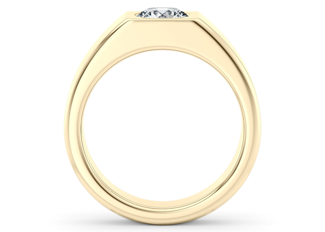 Morgan Yellow Gold 18k Wedding Band