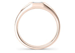 Olympus Emerald Rose Gold 18k Wedding Band