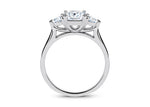 Barcelona Trilogy Platinum Princess Engagement Ring