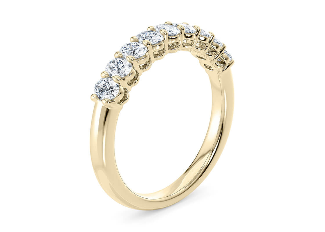 Regent Oval Yellow Gold 18k Eternity Ring