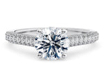 Bloomsbury Vintage Platinum Round Engagement Ring