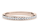 Tsarina Rose Gold 18k Half Set Eternity Ring