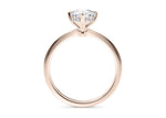 Starlight Compass Solitaire Rose Gold 18k Round Engagement Ring
