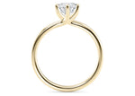 Zeta Solitaire Yellow Gold 18k Round Engagement Ring