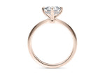 Starlight Compass Solitaire Rose Gold 18k Princess Engagement Ring
