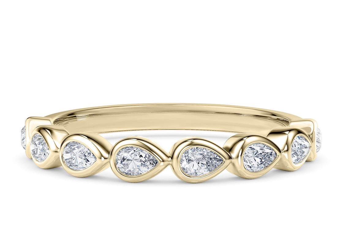 Idyll Half Yellow Gold 18k Eternity Ring