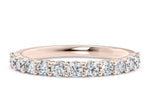Akinia Rose Gold 18k Full Set Natural Eternity Ring