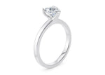 1477 Classic Solitaire Platinum Heart Engagement Ring