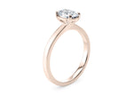 1477 Classic Solitaire Rose Gold 18k Oval Engagement Ring